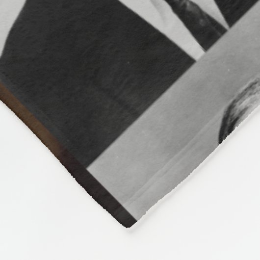 US Presidenten plus Hamilton en Franklin History Fleece Deken (Hoek)