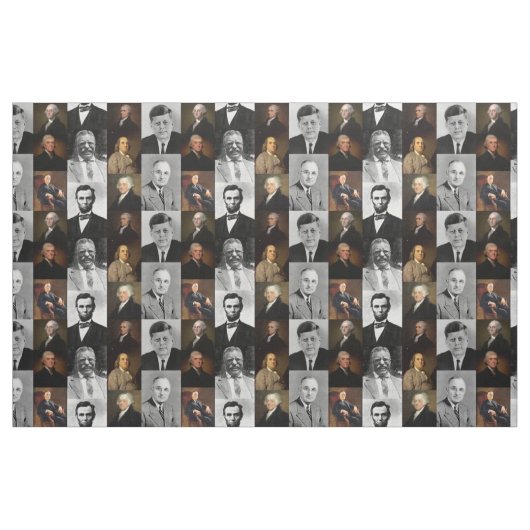 US Presidenten plus Hamilton en Franklin History Stof (Yard (91,4 cm))