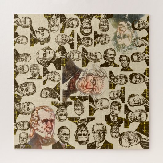 US Presidenten Puzzle Legpuzzel (Horizontaal)