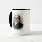 US Presidenten Souvenir Mok - John Quincy Adams (Voorkant links)