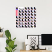 US PRESIDENTEN WHITE A/564 POSTER (Thuiskantoor)