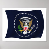 US Presidential Seal Flag Poster Print (Voorkant)