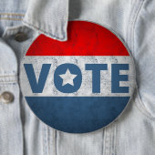 US Presidentsverkiezingen 2024 Stem Ronde Button 6,0 Cm (In situ)
