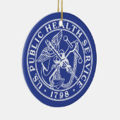 US Public Health Service kerstdecoration Keramisch Ornament (Rechts)