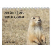 US Public Lands Wildlife Calendar 2019 Kalender (Hoes)