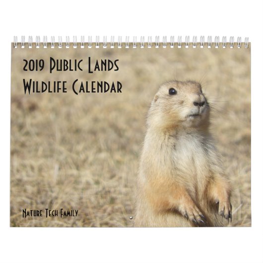 US Public Lands Wildlife Calendar 2019 Kalender (Hoes)