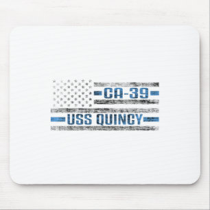 US Quincy World War Cruiser CA-39 Amerikaanse lege Muismat