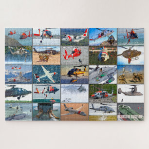 US RESCUE AVIATION "MONTAGE" LEGPUZZEL