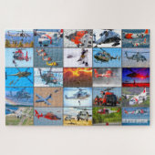 US RESCUE AVIATION "MONTAGE" LEGPUZZEL (Horizontaal)