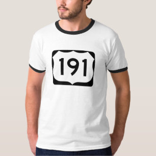 US Route 191 Sign T-shirt