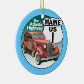 US Route 1 - De Atlantische snelweg Keramisch Ornament (Rechts)