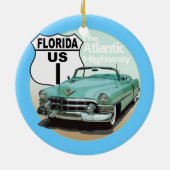 US Route 1 - De Atlantische snelweg Keramisch Ornament (Achterkant)