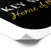 US Route 1 Road Sign Poster (Hoek)