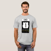 US Route 1 Road Sign T-shirt (Voorkant volledig)