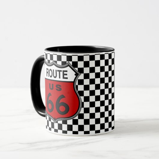 US Route 66 Coffee Mok (Voorkant links)