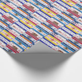 US ROUTE 66 de Borden van de Vergunning Cadeaupapier (Hoek)