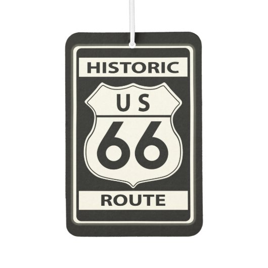 US Route 66 Historic Air Freshener Luchtverfrisser (Voorkant)