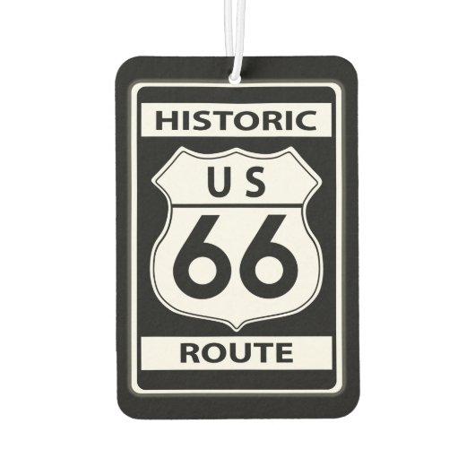 US Route 66 Historic Air Freshener Luchtverfrisser (Achterkant)
