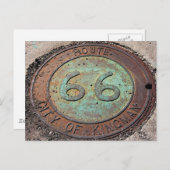 US Route 66 Kingman Arizona Briefkaart (Voorkant / Achterkant)