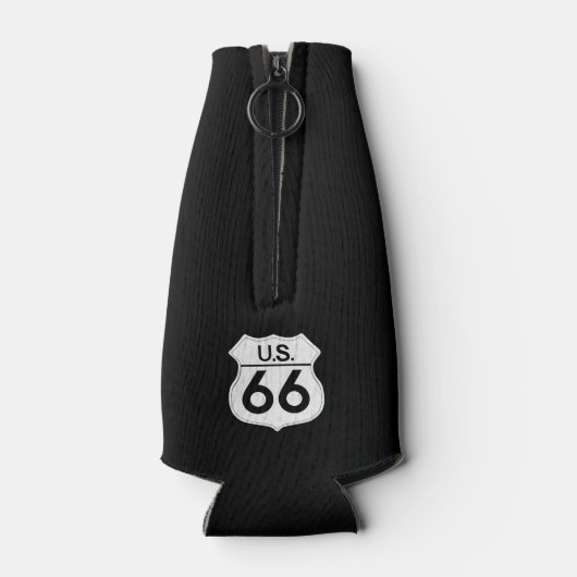 US Route 66 Klassieke haal Uw Kicks Flesjeskoeler (Achterkant)