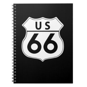 US Route 66 Klassieke Photo Notebook Notitieboek