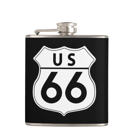 US Route 66 Liquor Flask Heupfles (Voorkant)