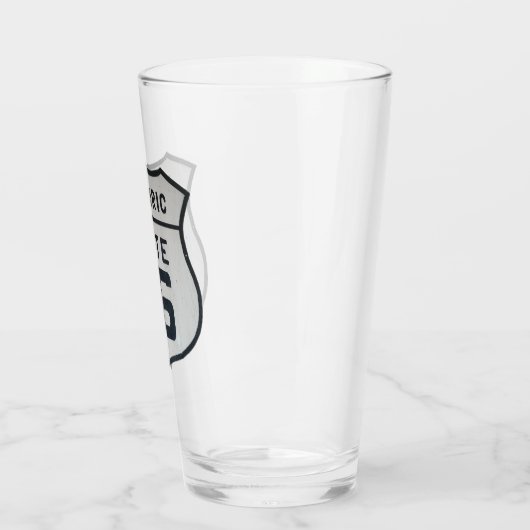 US Route 66 Pint Drink glas (Links)