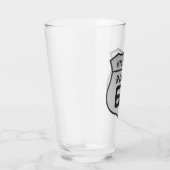US Route 66 Pint Drink glas (Rechts)