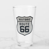 US Route 66 Pint Drink glas (Voorkant)