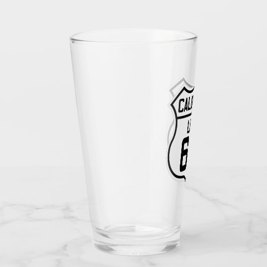 US Route 66 Pint Drink glas (Rechts)