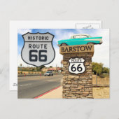 US Route 66 Reisfoto briefkaart (Voorkant / Achterkant)