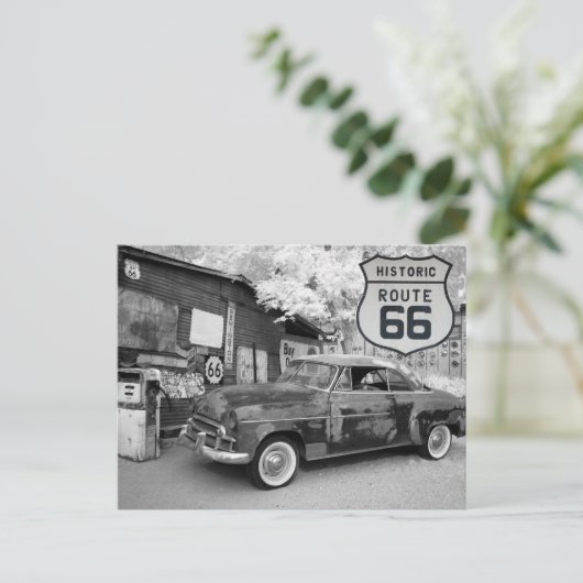 US Route 66 Reisfoto briefkaart (Staand voorkant)