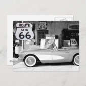 US Route 66 Reisfoto briefkaart (Voorkant / Achterkant)
