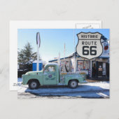 US Route 66 Reisfoto briefkaart (Voorkant / Achterkant)