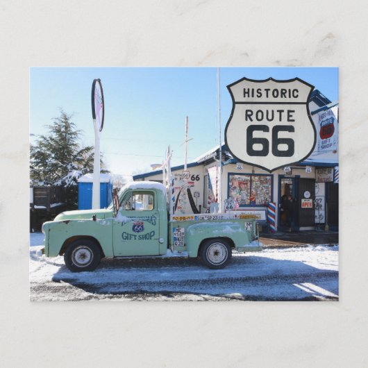 US Route 66 Reisfoto briefkaart (Voorkant)