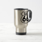 US Route 66 Roestvrij Reisbeker (Voorkant rechts)