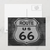 US Route 66 sign briefkaart (Voorkant / Achterkant)