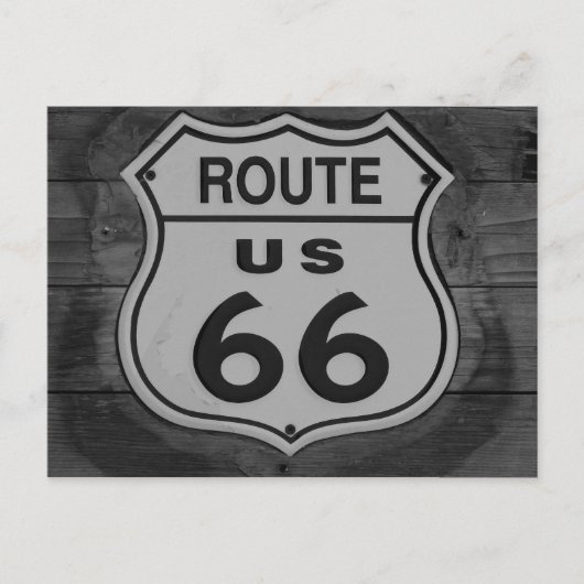 US Route 66 sign briefkaart (Voorkant)