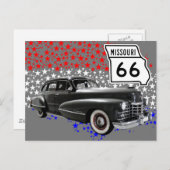 US Route 66 Travel Briefkaart (Voorkant / Achterkant)