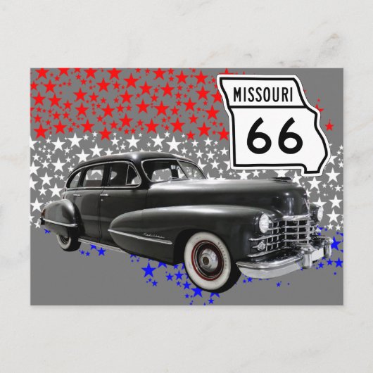 US Route 66 Travel Briefkaart (Voorkant)