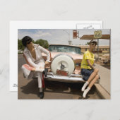 US Route 66 Travel Briefkaart (Voorkant / Achterkant)