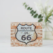 US Route 66 Travel Briefkaart (Staand voorkant)