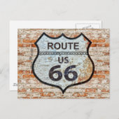 US Route 66 Travel Briefkaart (Voorkant / Achterkant)