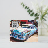 US Route 66 Travel Briefkaart (Staand voorkant)