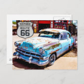 US Route 66 Travel Briefkaart (Voorkant / Achterkant)