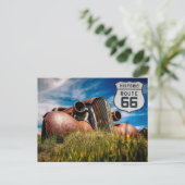 US Route 66 Travel Briefkaart (Staand voorkant)