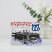 US Route 66 Travel Briefkaart (Staand voorkant)