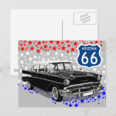 US Route 66 Travel Briefkaart (Voorkant / Achterkant)