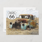 US Route 66 Travel Briefkaart (Voorkant / Achterkant)
