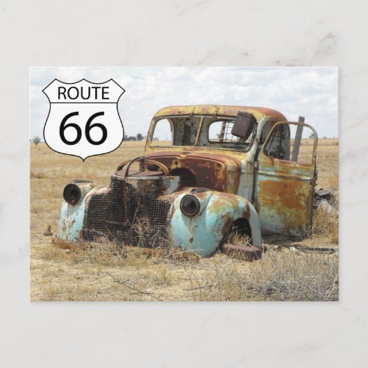 US Route 66 Travel Briefkaart (Voorkant)